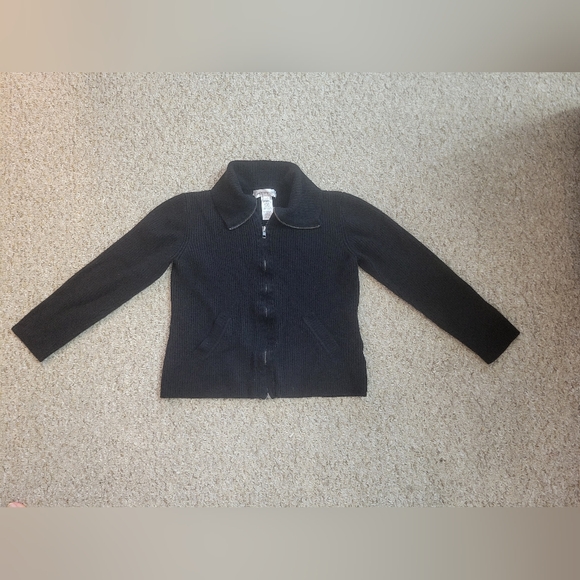 100% Merino Wool black jacket - Picture 2 of 6